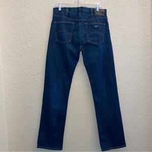 Mens Armani jeans J21 Blue Denim Regular fit straight jeans